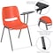 Flash Furniture Orange Tablet Arm Chair, PK5 5-RUT-EO1-OR-LTAB-GG - alternate 7